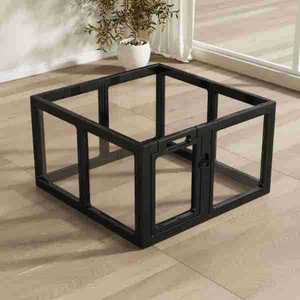 Ultra hafif evcil hayvan oyun parkı katlanabilir şeffaf akrilik 5lbs anında kurulum çit altında köpek kedi seyahat kamp daire kullanımı için - Product Image 5