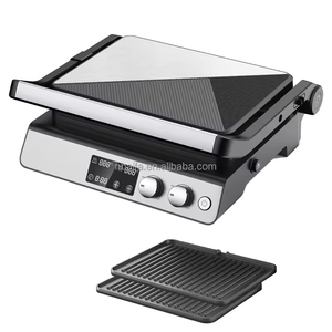 Aifa Digital <span class=keywords><strong>XXL</strong></span> 6 4 tranches de haute qualité Oem Factory 1800w <span class=keywords><strong>Panini</strong></span> Press Contact <span class=keywords><strong>Grill</strong></span> antiadhésif intérieur électrique Contact <span class=keywords><strong>Grill</strong></span> - Product Image 1