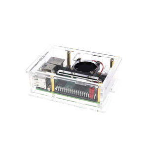 Raspberry Pi coque de refroidissement acrylique 5ème génération Raspberry Pi 5 ventilateur de refroidissement coque de protection boîte transparente - Product Image 2