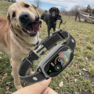 Collar de Adiestramiento para Perros Antiladridos Automático Inteligente, Recargable, con Clasificación IP67, Plástico Ecológico, Vibración y Descarga, Batería de Más de 20 Horas - Product Image 1