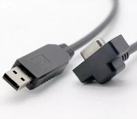 Cable Adaptador USB a Serial RS232 DB9 de 9 Pines Macho/Hembra FTDI FT232RL con Función Plug and Play para Windows 7/8/10 y MAC-OS, 1.8m