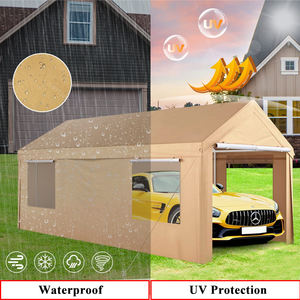 Abri de bateau d'extérieur 10x20 pieds, tente de fête, abri d'auto robuste, auvent de voiture étanche, Garages portables - Product Image 2