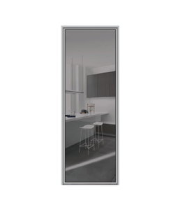 Новый дизайн, узкая рама для ванной комнаты, алюминиевая внутренняя стеклянная дверь, алюминиевая входная дверь для туалета, металлическая входная дверь - Product Image 5