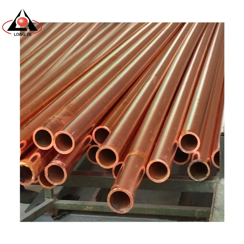 Preço do tubo de cobre por metro C12200 C1220 C1100 C11000 AC tubo de cobre para ar condicionado