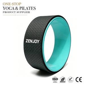 Rouleau de yoga antidérapant ZENJOY avec logo personnalisé pour l'étirement du dos et l'amélioration de la mobilité, idéal pour la maison, la salle de sport et le studio - Product Image 1