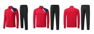 Ensemble de survêtement de football pour hommes, dernière collection, maillot de club à manches longues, confortable et respirant, veste et pantalon de football - Product Image 4