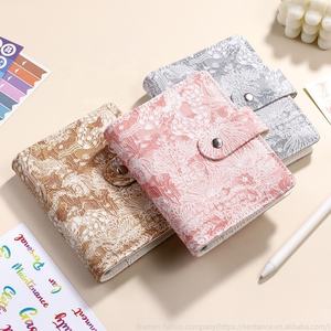 Macaron в национальном стиле жаккардовый блокнот с вкладными листами A7 A6 A5, бюджетная книга, Обложка для учета сбережений, Обложка 100 бумажных внутренних страниц - Product Image 5