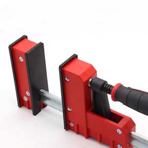 ตัวหนีบปรับได้ทำจากเหล็กกล้าคาร์บอน พลาสติก และโลหะ สำหรับงานไม้ ตัวหนีบแบบ F ระบบวัดแบบเมตริกและนิ้ว สำหรับเครื่องมือช่าง - Product Image 4