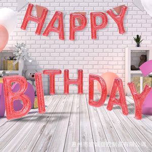 PVC Inflatable Letter Birthday Decorations Red 10pcs Outdoor Party Scene Decoration - Product Image 2