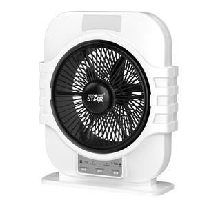 Winning Star Table Fan 12 Inch Led <b>Light</b> Usb Powered Portable Desk Fan White - Product Image 5