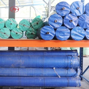Rouleau de tissu de bâche en polyester 100% robuste personnalisé multi-usages PE Weave <span class=keywords><strong>Poly</strong></span> pour l'extérieur, coupe-vent et épais - Product Image 2