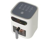 Grand four à friteuse électrique à écran tactile 6L avec prise US EU UK et fenêtre visible pour une cuisine saine