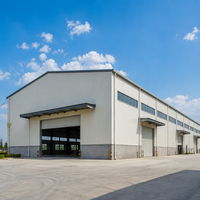 Structure d'entrepôt préfabriquée en acier haute durabilité, anti-corrosion, livraison directe pour un assemblage rapide