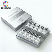 Étiquettes autocollantes durables en vinyle imprimées sur mesure pour flacons de laboratoire, de recherche, de petits flacons de peptides et de médicaments