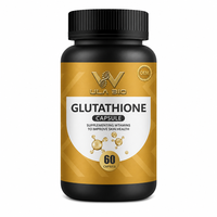 Complément Nutritionnel en Capsules de Glutathion, Soutien Naturel de la Peau, Antioxydant avec Collagène et Vitamine C pour Adultes, Végétalien, Vente en Gros