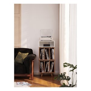 Mobile HI FI STOCKHOLM 1100 Blanc et Chêne NORSTO110AWTOK - Product Image 3