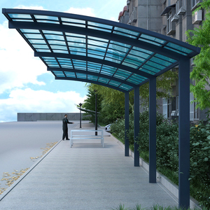 Fournisseur de carports commerciaux en polycarbonate OEM, carports en aluminium sur mesure, auvents de stationnement imperméables - Product Image 6