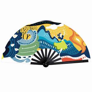 พัดลมคลัค Ultimate Performance ขนาด 33 ซม. ที่ได้รับการยอมรับระดับโลก ผลิตด้วยเทคนิคการลงสีผ้าแบบพกพา - Product Image 1