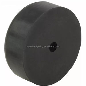 Patins en caoutchouc ronds noirs antidérapants et amortissants <span class=keywords><strong>pour</strong></span> équipement audio et vidéo, hauteur 26 mm, protège-pieds en caoutchouc - Product Image 3