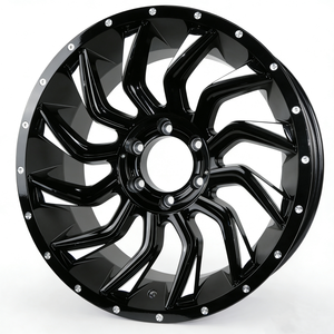 Rines <span class=keywords><strong>de</strong></span> Aleación <span class=keywords><strong>de</strong></span> Aluminio Blancos y Negros <span class=keywords><strong>de</strong></span> 17 Pulgadas REW Populares, Usados para Modificación <span class=keywords><strong>de</strong></span> Vehículos <span class=keywords><strong>Todoterreno</strong></span> - Product Image 5