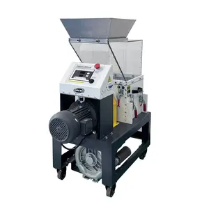 SINTD TG-2627H 1.5kW Horizontal Plastic Particle Shredder with Transparent PC Feeding Hopper for Screenless Granulators Machine