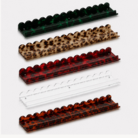 Règle de Mahjong Magnétique en Acrylique de Luxe Personnalisée, Poussoir de Tuiles à Bord Droit, 17,5-20 Pouces, pour 4 Joueurs, Écologique et Durable, pour Jeu de Société