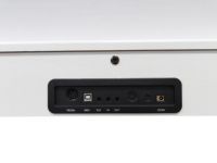 88 Key Digital Piano Stylish ABS Matte Keyboard White PVC Wood Grain Electronic Music Instrument