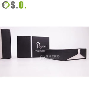 Fabricación de Cajas de Papel para Joyería Personalizadas, Caja de Papel con Doble Abertura Tipo Concha, Caja de Papel de Imitación de Cuero de Alta Gama con Diseño de Logotipo Personalizado - Product Image 5