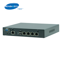 Mini PC Firewall R41EAZ Sin Ventilador, 4 Puertos LAN, Celeron J1900, VGA, 12V, DDR4 Máx. 8GB, 12V MSATA SATA