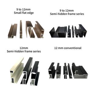 Puerta Corredera de Vidrio con Riel Oculto de Aluminio 130, Perfil de Puerta Corredera para <span class=keywords><strong>Terraza</strong></span> Exterior Impermeable, Último Modelo de Puerta Principal - Product Image 4