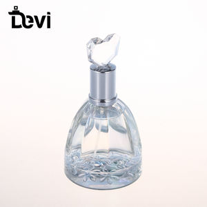 Botella de Perfume Personalizada de Devi con Tapa en Forma de Corazón, 45 ml, Botella de Perfume Única - Product Image 1