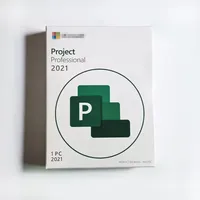 Paquete de Software USB FPP de Microsoft Project Professional 2021 para Oficina Corporativa, Activación en Línea, Inglés, Uso Doméstico