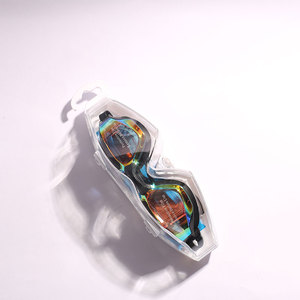 <span class=keywords><strong>Gafas</strong></span> de natación de silicona antivaho profesionales con protección UV Rendimiento óptimo y lente de <span class=keywords><strong>espejo</strong></span> - Product Image 2
