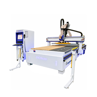 Máquina Fresadora CNC de 3 Ejes Jinan Mosencnc con Cambiador Automático de Herramientas y Mesa de Vacío 2050, Máquina para Trabajar la Madera