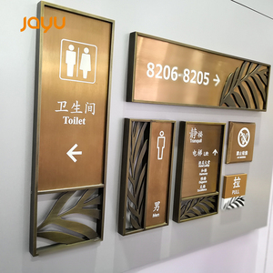 Nhà máy Made kim loại wayfinding biển hiệu xây dựng hướng thông tin tin nhắn hướng dẫn đăng ký Hội Đồng Quản Trị - Product Image 4