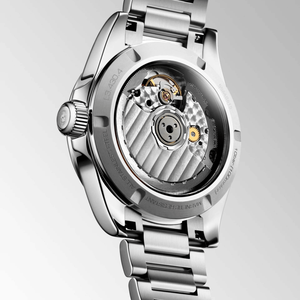 Montre mécanique automatique classique avec index en diamant, bracelet en acier inoxydable pour femmes Longinesing - Product Image 5