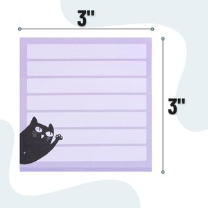 Blocs-notes autocollants personnalisés 3" x 3" – Blocs de notes adhésifs sur mesure pour l'école, le bureau et les affaires - Product Image 4