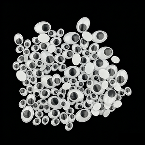 <span class=keywords><strong>Yeux</strong></span> boule ovales pour enfants, filles, kit de fabrication artisanale, lot en vrac, <span class=keywords><strong>yeux</strong></span> de sécurité pour voiture, sans adhésif au dos - Product Image 3