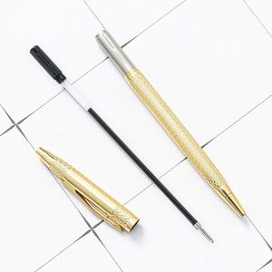 Custom Logo New <b>Top</b> Grade Slim Cross Ballpoint Gold Desk Pen with logo <b>Rose</b> Gold Metal Pen - Product Image 4