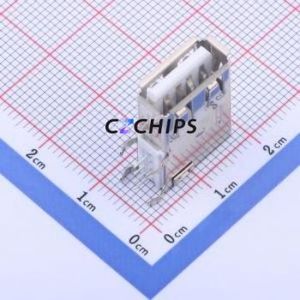KH-AF90WJ-19.4JB-C1.2X6.8 USB Connector Through hole Component (THT) Connector Type-A Female Side Insert 4P - Product Image 1