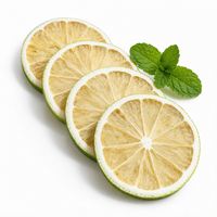 Tranches de citron vert lyophilisées en gros |   Pack de 500g en vrac pour garniture de cocktail infusé à froid au thé aux fruits |   Mélange sur mesure disponible