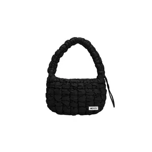 Nuevo bolso de mano Hobo minimalista coreano fruncido hinchado para axilas, bolsos de hombro para mujer