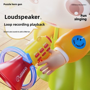 Nuevo Altavoz Eléctrico con Simulación de Grabación y Cambio de Voz, Amplificador de Música, Juguete Educativo <span class=keywords><strong>para</strong></span> Niños, Trompeta de Plástico - Product Image 3