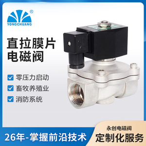 2W21 Direct Pull Diaphragm Type Two Position Two Way Water Valve 1/2 In Normal Temperature Electromagnetic Control Valve - Product Image 4