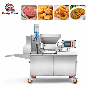 Machine à former des galettes de viande commerciales avec une largeur de bande de 240 mm, pour nuggets de poulet et galettes de burger - Product Image 3