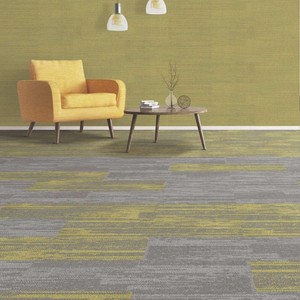 Vente en gros de carreaux de tapis de sol à rayures bleues pour la chambre à coucher et le bureau pour la décoration intérieure - Product Image 6