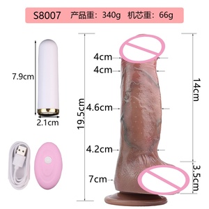 SXXY Factory Direct Women Vibrators Clitoral Stimulation Vibrator Realistic <b>Dildo</b> Masturbator Anal Plug Sex Toys for Women - Product Image 3