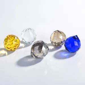 Chandelier Parts Crystals Crystal Colorful Faceted Ball Crystal Chandelier Parts MH-12865
