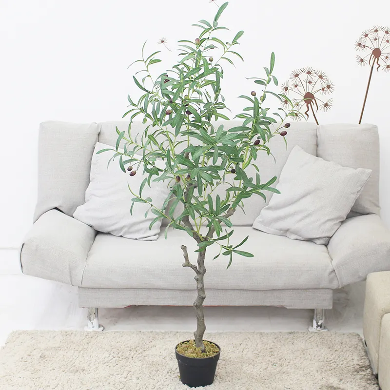 Hot Selling Artificial Olive Tree for Home Garden Decoration Cheap Small Olive Bonsai Plants for Sale