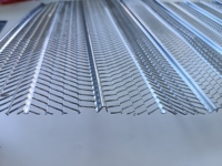 Vente directe d'usine, lattes en métal pour plâtre, hauteur des nervures 3/8'', lattes en métal pour plâtre, 27''x97'', maille diamantée pour mur et plafond